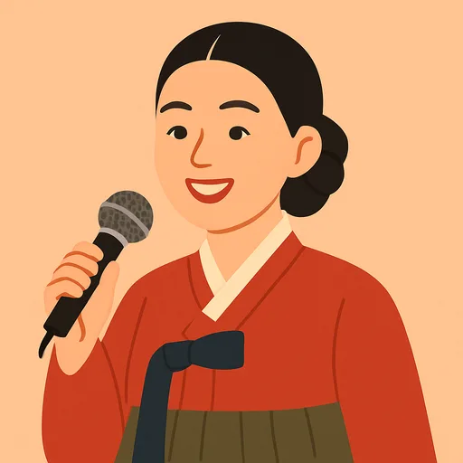 김연자 캐릭터 이미지 (가상 일러스트)